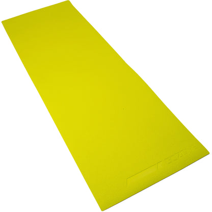Premium Reversible Yoga Mat - 5mm Thick Non-Slip PVC in Gray and Yellow